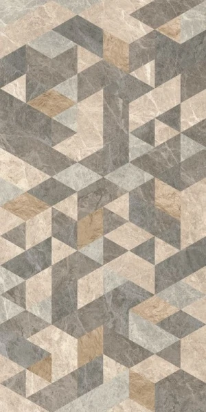Керамогранит Vitra Marmostone Микс Гео Лаппато R9 120x60 K951329LPR01VTEP