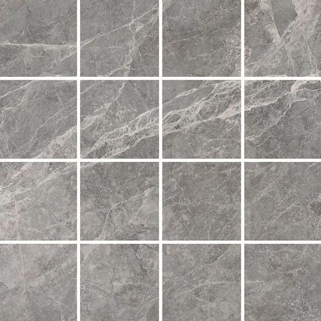 Мозаика Vitra Marmostone Темно-серый Матовый 7.5x7.5 30х30