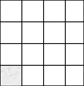Мозаика Vitra CityMarble Белый 7.5X7.5 30x30
