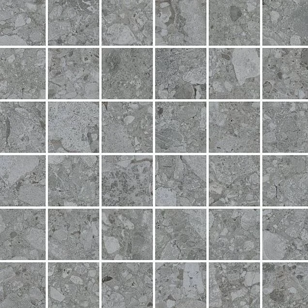 Мозаика Vitra Ceppostone Темно-серый Матовый 5x5 30х30