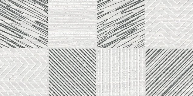 Декор настенный Axima Эдельвейс Микс D 25x50