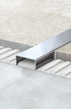 Бордюр Kerranova профиль стальной Silver G 2.9x60 РS-01/silver/G/29x600x10/S1