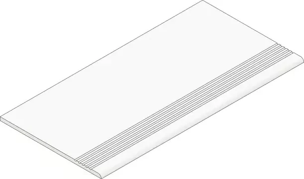 Ступень Kerranova Skala Grey st01 29.4x60 Лаппатированная K-2202/LR/st01/294х600x10