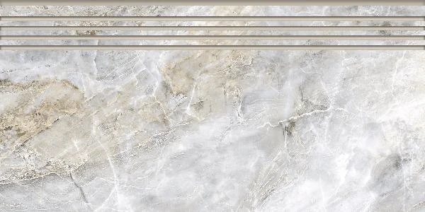 Ступень Kerranova Canyon Серая 60x29 Лаппатированная st01 K-905/LR/st01/294x600x10