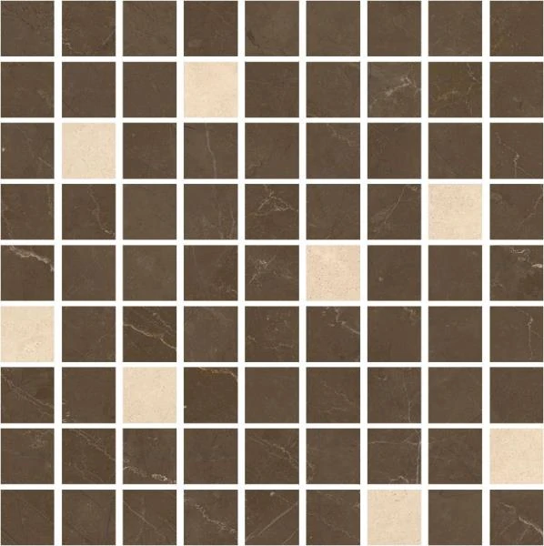 Мозаика Kerranova Marble Trend Pulpis 30x30 Матовая m21 K-1002(1003)/MR(LR)/m21/300x300x10