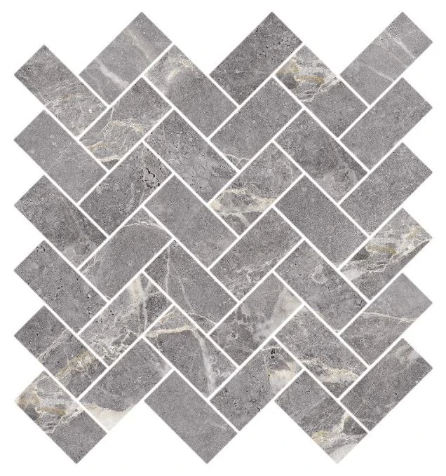 Мозаика Kerranova Marble Trend Silver River 30.3x28.2 Матовый m06 K-1006/MR/m06/282x303x10