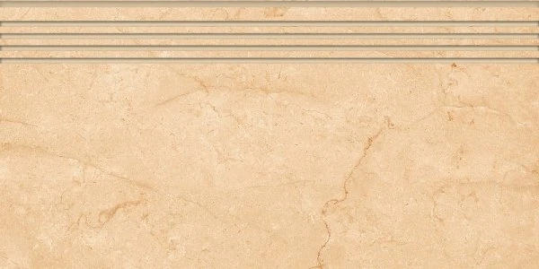 Ступень Kerranova Marble Trend Crema Marfil 60x29.4 Матовый st01 K-1003/MR/st01/294x600x10