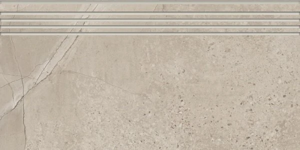 Ступень Kerranova Marble Trend Limestone 60x29.4 Лаппатированный st01 K-1005/LR/st01/294x600x10