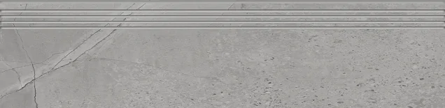 Ступень Kerranova Marble Trend Silver River 120x29.4 Лаппатированный st01 K-1006/LR/st01/294х1200x11