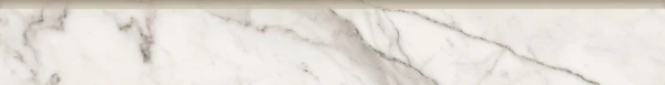 Плинтус Kerranova Marble Trend Carrara 60x7.6 Матовый K-1000/MR/p01/76x600x10