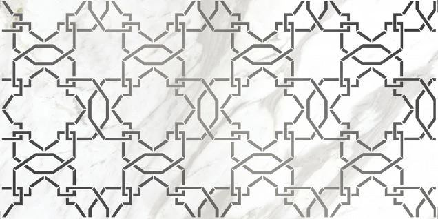 Декор Cersanit A16015 Royal stone узор белый 29,8x59,8