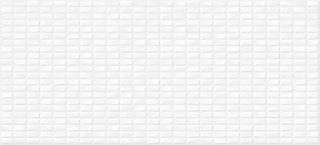 Плитка Cersanit PDG053D Pudra мозаика рельеф белый 20x44