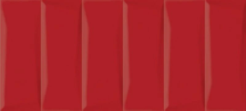 Плитка Cersanit Evolution рельеф кирпичи красная 20×44