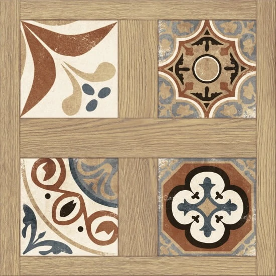 Декор Cersanit FL4R452 Florence пэчворк многоцветный 42x42