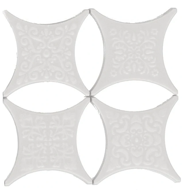 Вставка Absolut Keramika Estrella Set Core Blanco 6.7x6.7 микс
