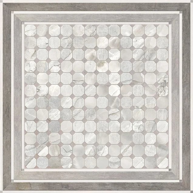 Декор Absolut Keramika Roma Grey 45x45
