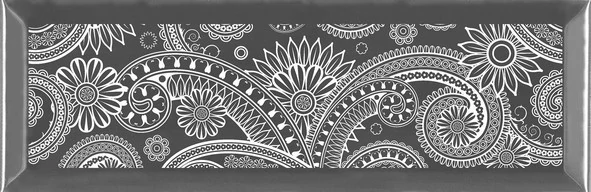 Декор Absolut Keramika Monocolor Decor Silver 7.5х15