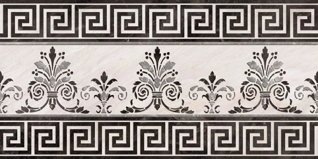 Бордюр напольный Absolut Keramika Nero Cenefa Nero 22x45 ABS2830