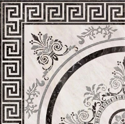 Декор Absolut Keramika Roseton Nero 4 45x45 ABS2829