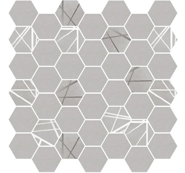 Декор Delacora DW7BFN25 Mosaic Baffin Gray Dark 31.6x29.7