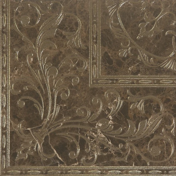 Декор Gracia Ceramica Bohemia brown decor PG 01 45х45