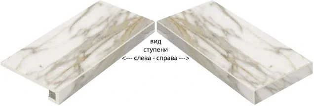 Ступень Italon Charme Evo Floor Project Калакатта 60 Угловая Левая 620070000635