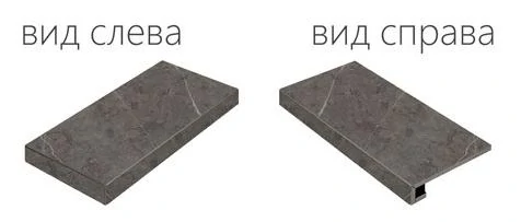 Ступень Italon Charme Evo Floor Project Антрачит 60 Угловая Левая 620070000638