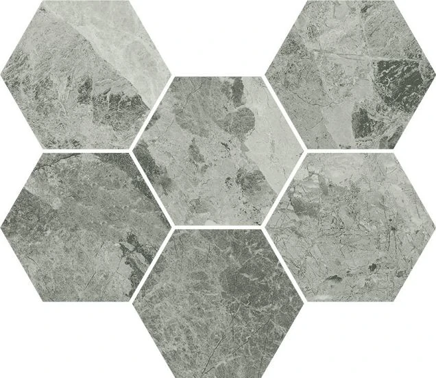 Декор Italon 620110000067 Charme Extra Silver Mosaico Hexagon 25x29