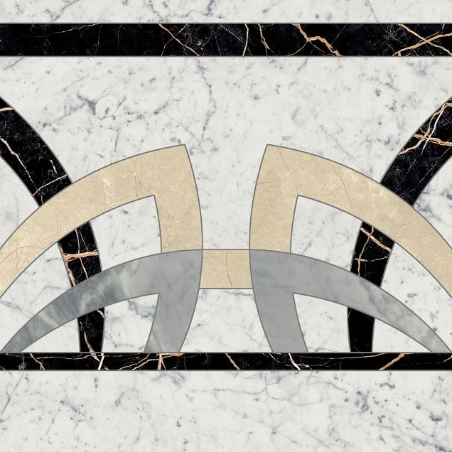 Декор Italon 620120000066 Charme Extra Carrara Rosone Fascia Lux 59x59