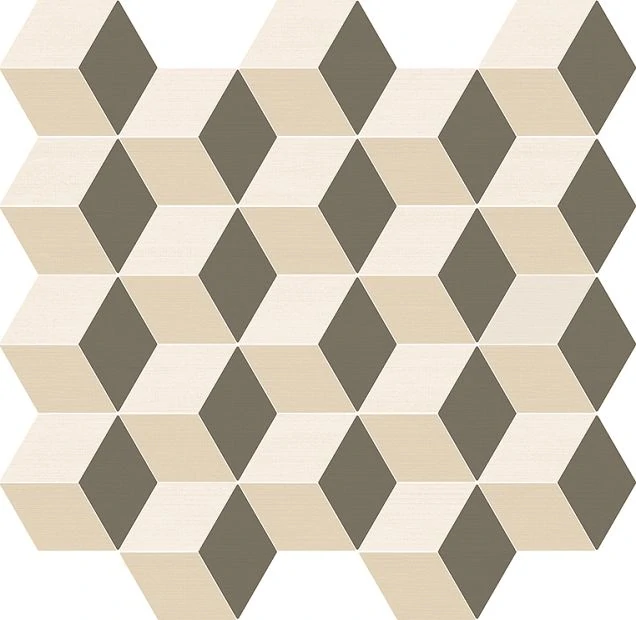 Декор Italon 600110000785 Element Mosaico Cube Warm 30,5x33