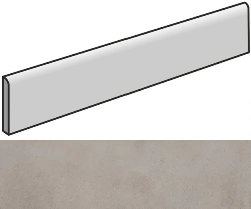 Плинтус Italon 610130004071 Millenium Iron Battiscopa 7.2x60
