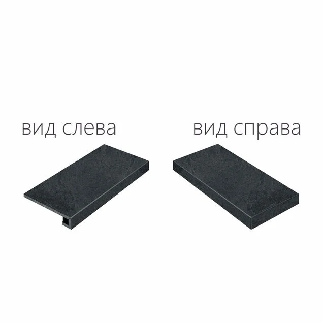 Ступень Italon Materia Титанио 60 Угловая Правая Патинированная 620070000821