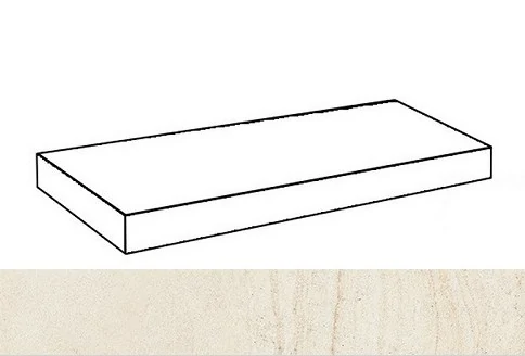 Ступени Italon Room Floor Project Уайт Стоун 60 Угловая Левая Патинированная 620070001223