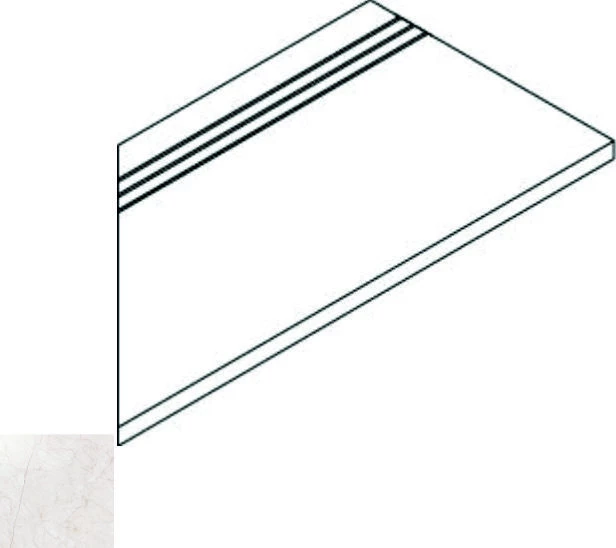 Бордюр Italon 620090000284 PURE BORDO GRIP DX 30x60