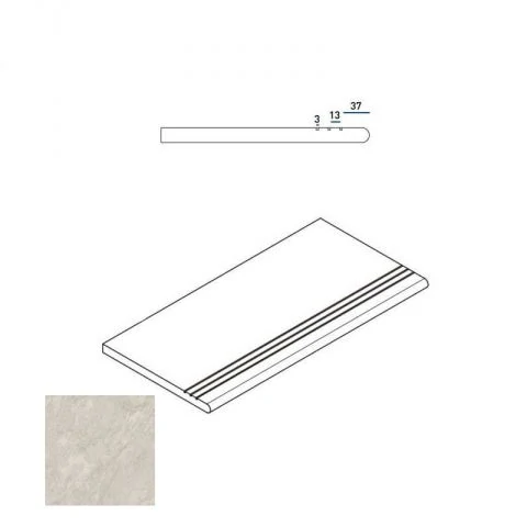 Ступень Italon Climb X2 Айс Закругленная Грип 30x60 620040000055