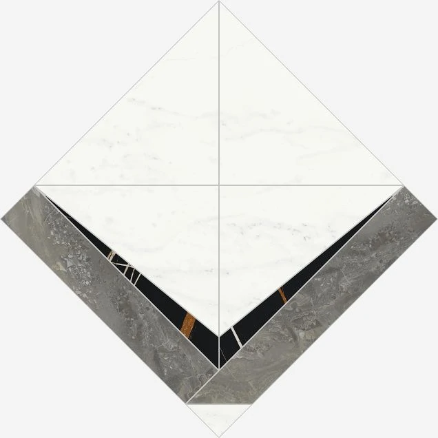Декор Italon 620120000074 Charme Deluxe Бьянко Микеланжело Интарсио Люкс 56.4x56.4