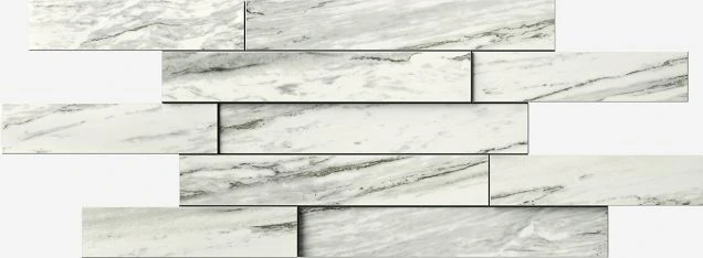 Мозаика Italon Skyfall Bianco Brick 3D 28x78 620110000104