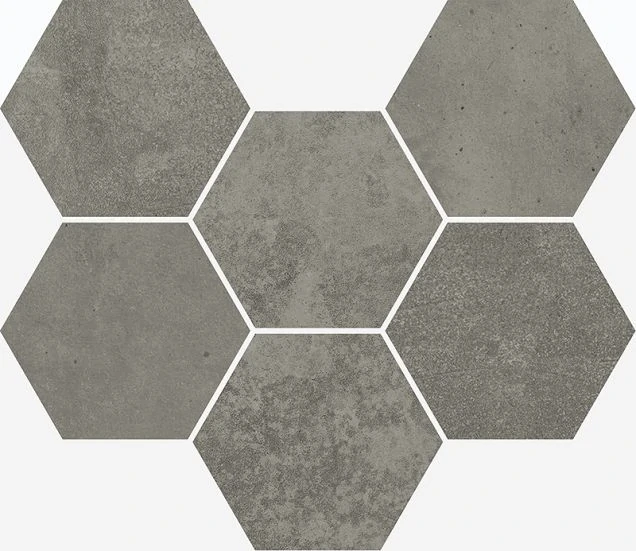 Мозаика Italon Terraviva Hexagon Dark 30x30 620110000110