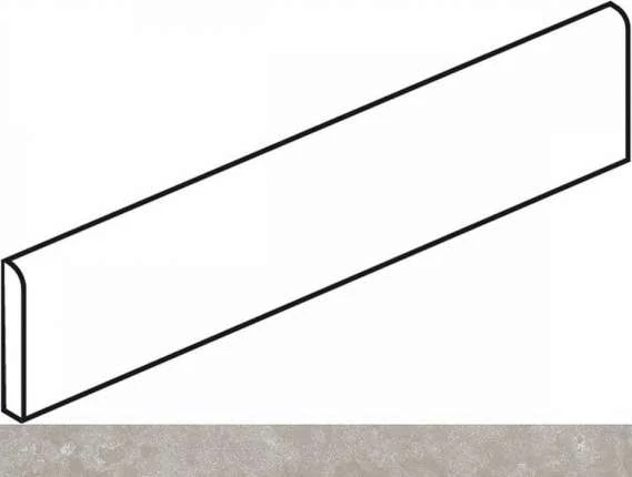 Плинтус Italon 610130005374 Voyager Grey Battiscopa 7.2x60