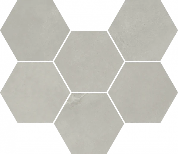Мозаика Italon Continuum Silver Mosaico Hexagon 25x29 620110000188