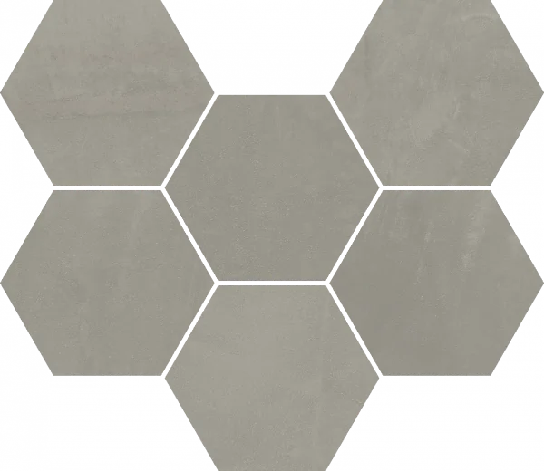 Мозаика Italon Continuum Iron Mosaico Hexagon 25x29 620110000189