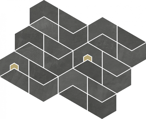Мозаика Italon Continuum Petrol Mosaico Jewel 31.1x38.2 620110000180