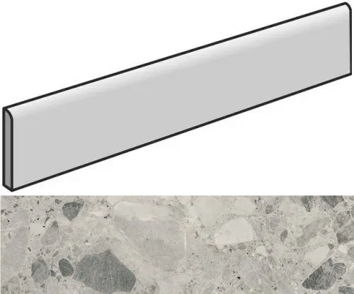 Плинтус Italon 610130005315 Continuum Stone Grey Battiscopa 7.2x80