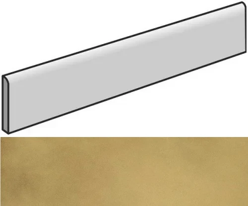 Плинтус Italon 610130005316 Continuum Brass Gold Battiscopa 7.2x80