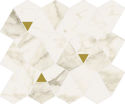 Мозаика Italon Eternum Carrara Mosaico Vertex 30x25.8 600110000975