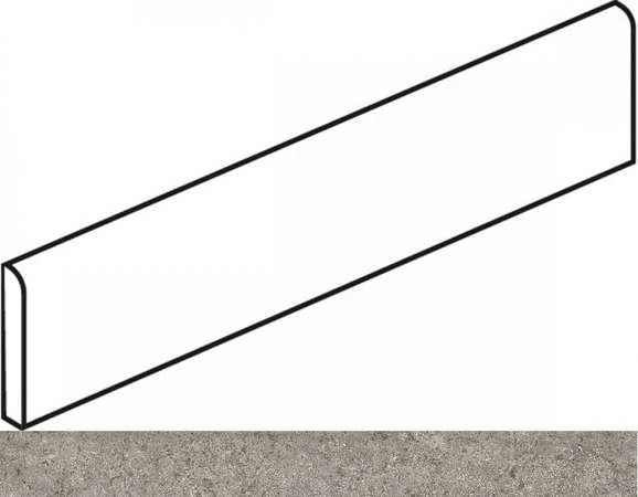 Плинтус Italon 610130005355 Discover Grey Battiscopa 7.2x60