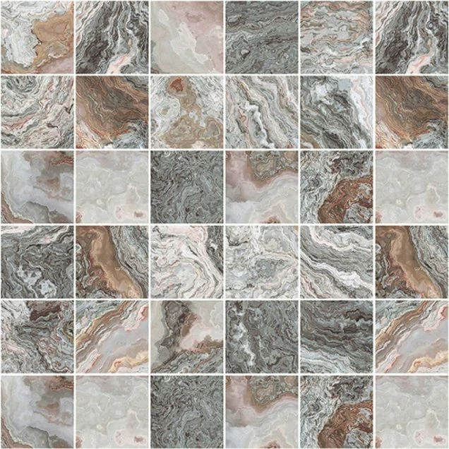 Мозаика Laparet Gray Серый 25х25
