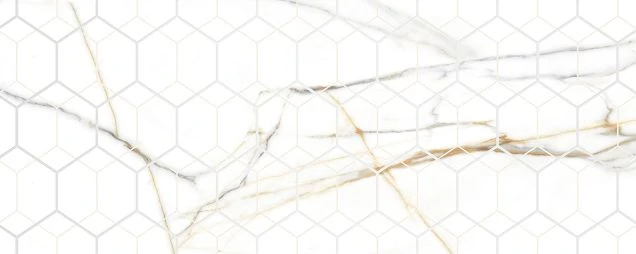 Декор Laparet Champagne белый 20х50