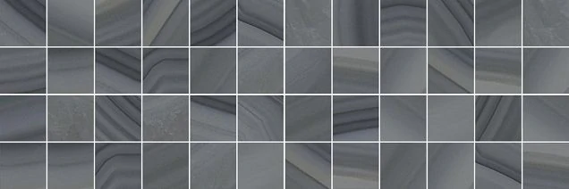 Декор настенный Laparet Agat мозаичный серый MM60085 20х60