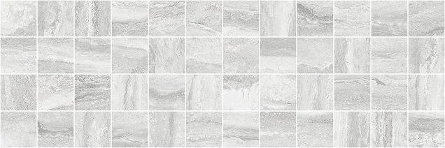 Декор настенный Laparet Glossy Серый мозаичный MM11188 20х60